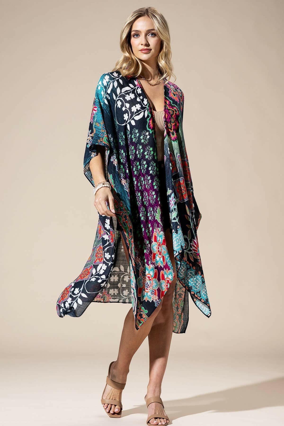 Multi Kimono-Kimono-Krush Kandy, Women's Online Fashion Boutique Located in Phoenix, Arizona (Scottsdale Area)