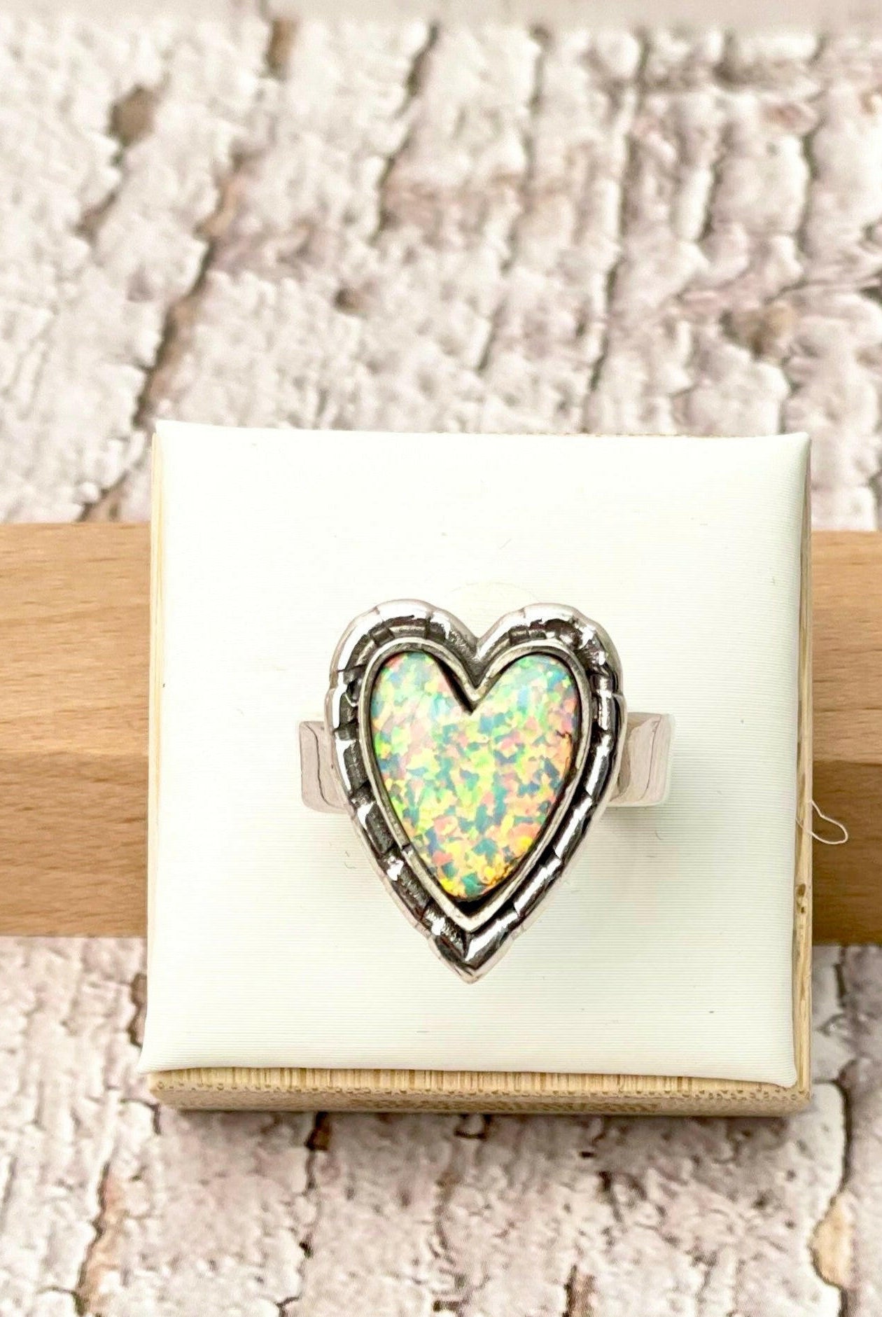 Love Is In The Air Heart Slab Ring | MADE TO ORDER-Rings-Krush Kandy, Women's Online Fashion Boutique Located in Phoenix, Arizona (Scottsdale Area)