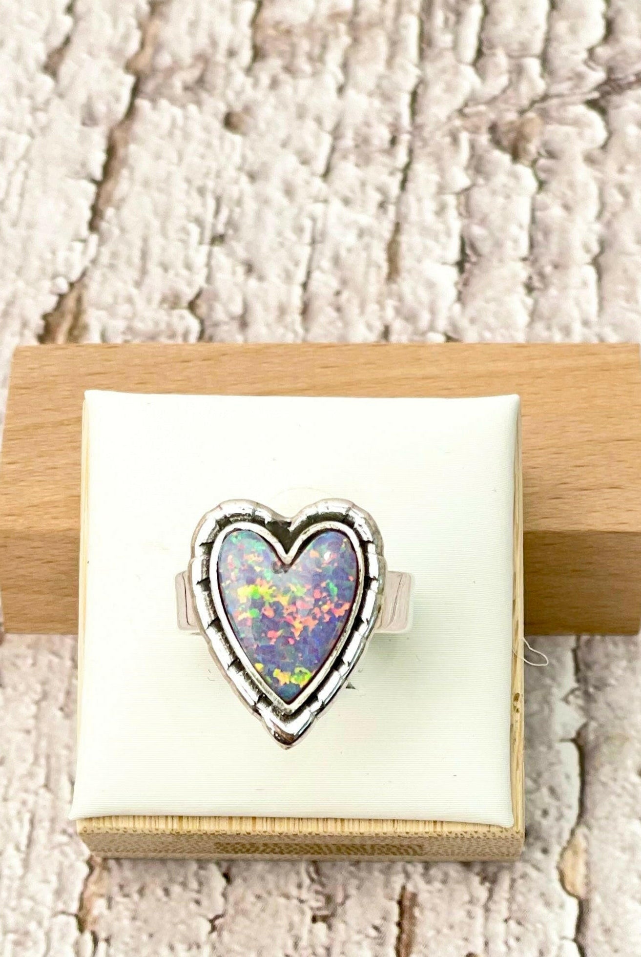 Love Is In The Air Heart Slab Ring | MADE TO ORDER-Rings-Krush Kandy, Women's Online Fashion Boutique Located in Phoenix, Arizona (Scottsdale Area)
