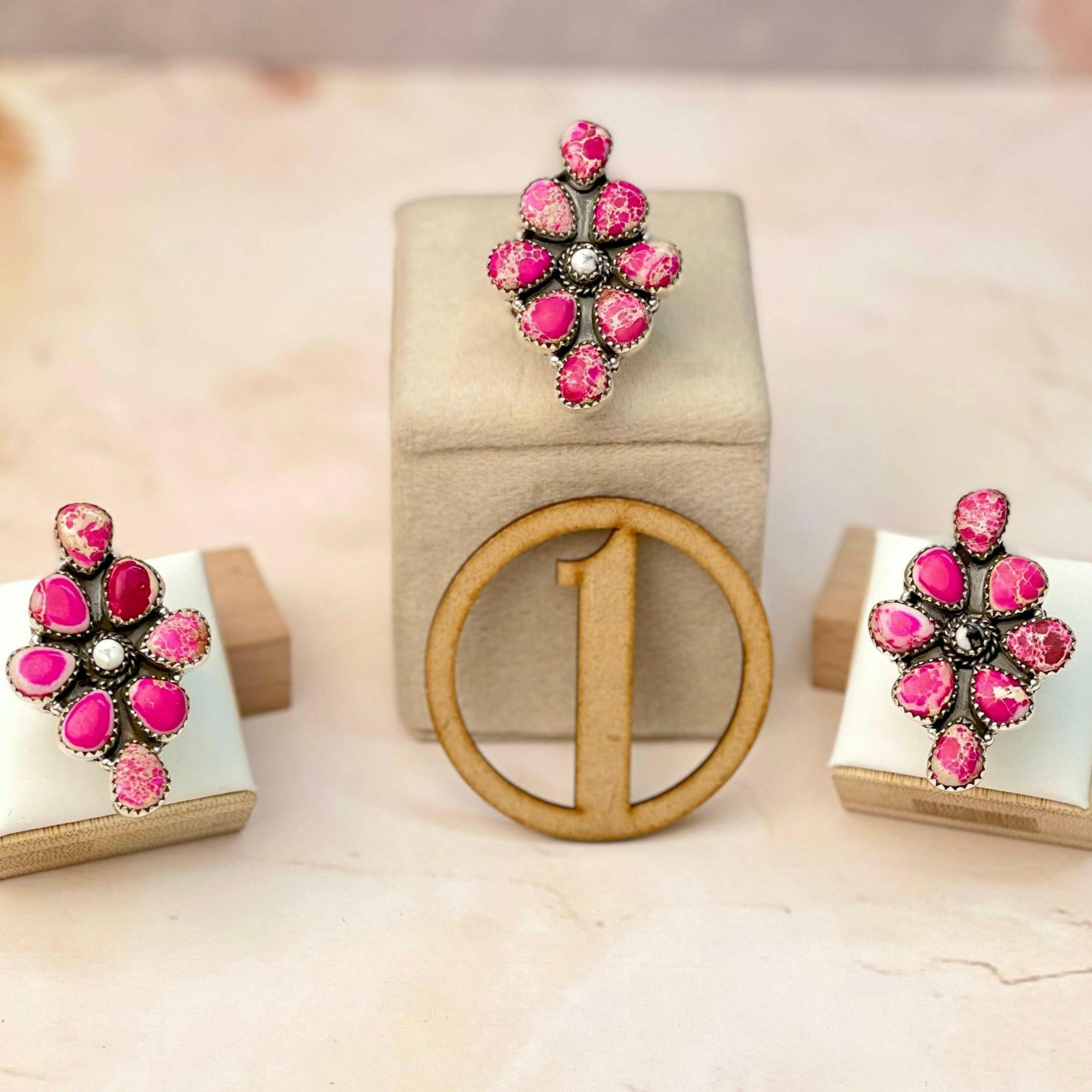 Canyon Peaks Stone Cluster Rings-Rings-Krush Kandy, Women's Online Fashion Boutique Located in Phoenix, Arizona (Scottsdale Area)