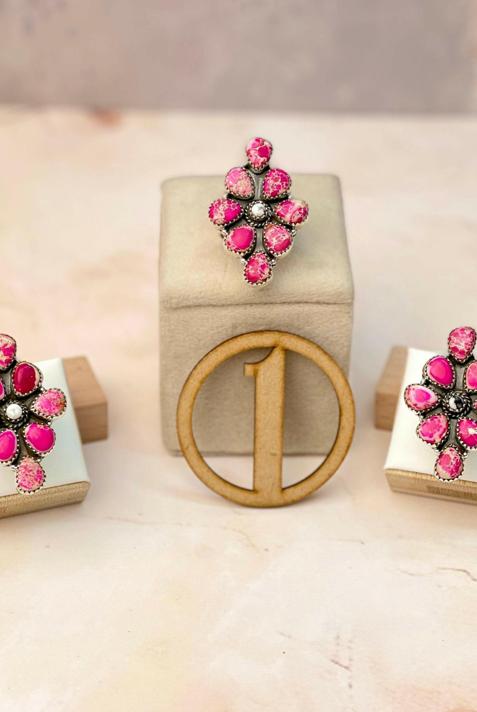 Canyon Peaks Stone Cluster Rings-Rings-Krush Kandy, Women's Online Fashion Boutique Located in Phoenix, Arizona (Scottsdale Area)