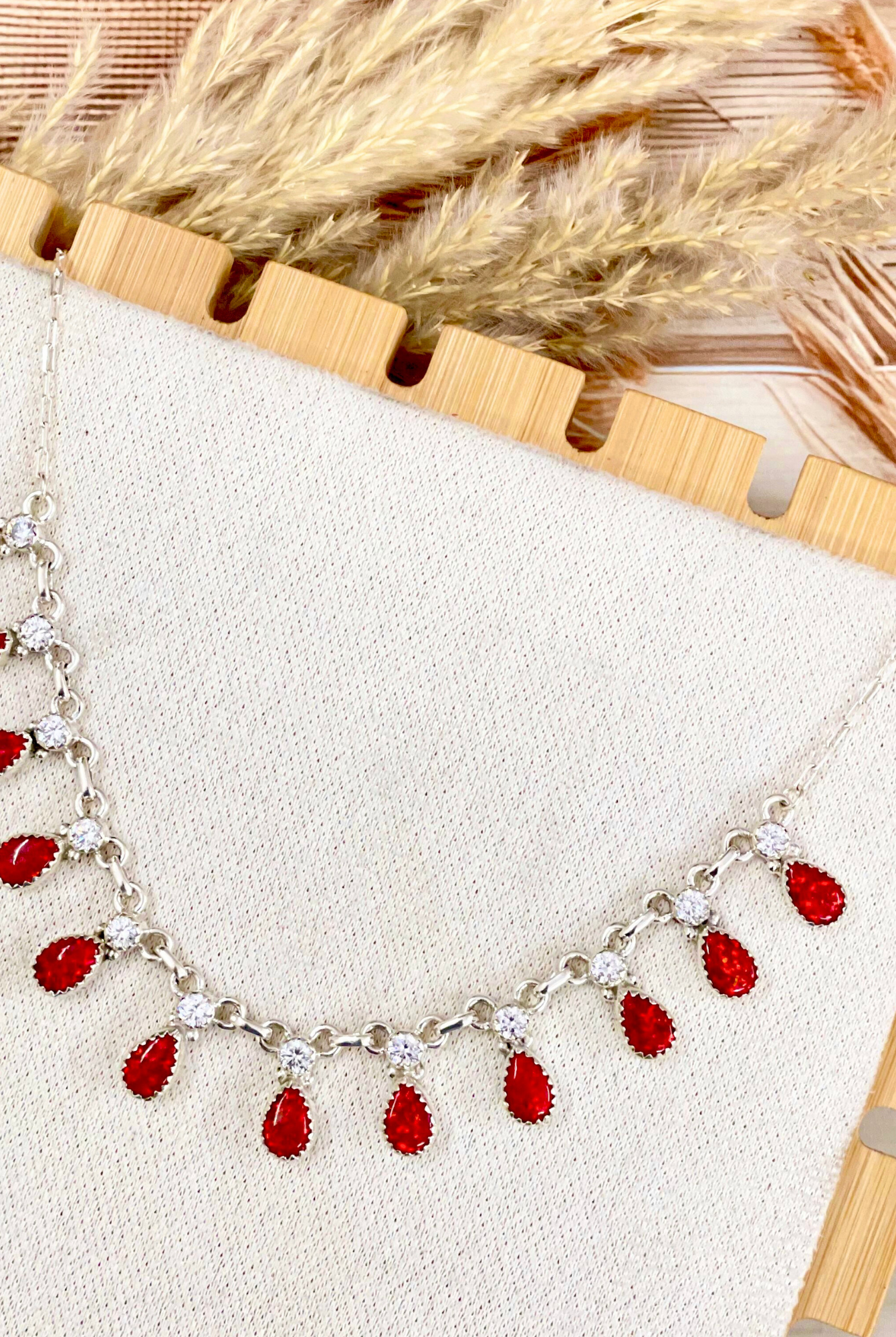 One Of A Kind Northern Ember Bow Necklaces-Necklaces-Krush Kandy, Women's Online Fashion Boutique Located in Phoenix, Arizona (Scottsdale Area)