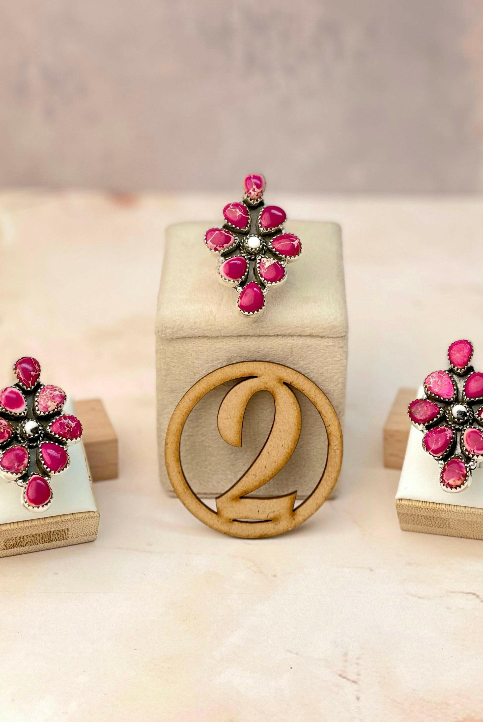 Canyon Peaks Stone Cluster Rings-Rings-Krush Kandy, Women's Online Fashion Boutique Located in Phoenix, Arizona (Scottsdale Area)