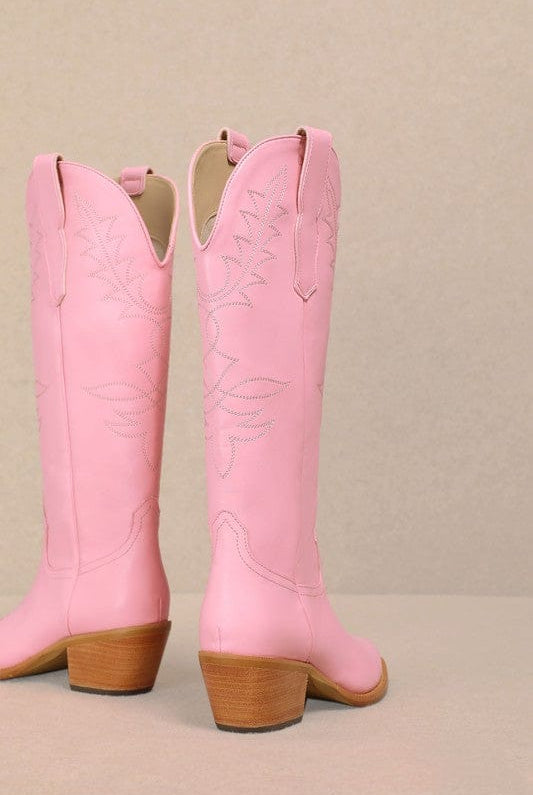 Adel - Festival Chunky Heeled Cowboy Cowgirl Boots-Boots-Krush Kandy, Women's Online Fashion Boutique Located in Phoenix, Arizona (Scottsdale Area)