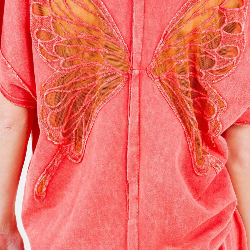 Mineral Wash Butterfly Appliques Sleeveless Top-Tops-Krush Kandy, Women's Online Fashion Boutique Located in Phoenix, Arizona (Scottsdale Area)