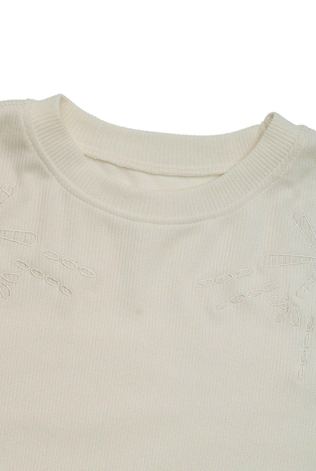 Perfee Cutout Round Neck Long Sleeve Sweatshirt-Krush Kandy, Women's Online Fashion Boutique Located in Phoenix, Arizona (Scottsdale Area)