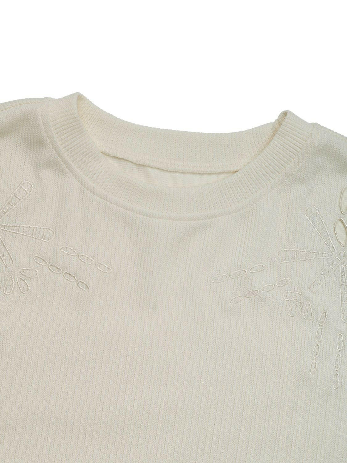 Perfee Cutout Round Neck Long Sleeve Sweatshirt-Krush Kandy, Women's Online Fashion Boutique Located in Phoenix, Arizona (Scottsdale Area)