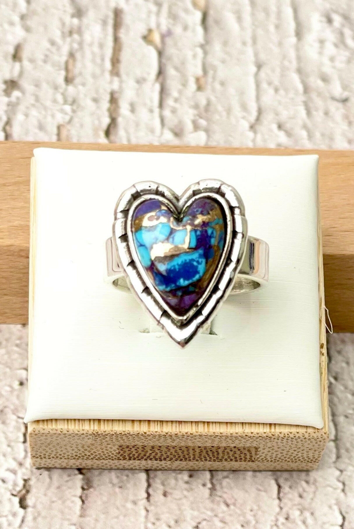 Love Is In The Air Heart Slab Ring | MADE TO ORDER-Rings-Krush Kandy, Women's Online Fashion Boutique Located in Phoenix, Arizona (Scottsdale Area)