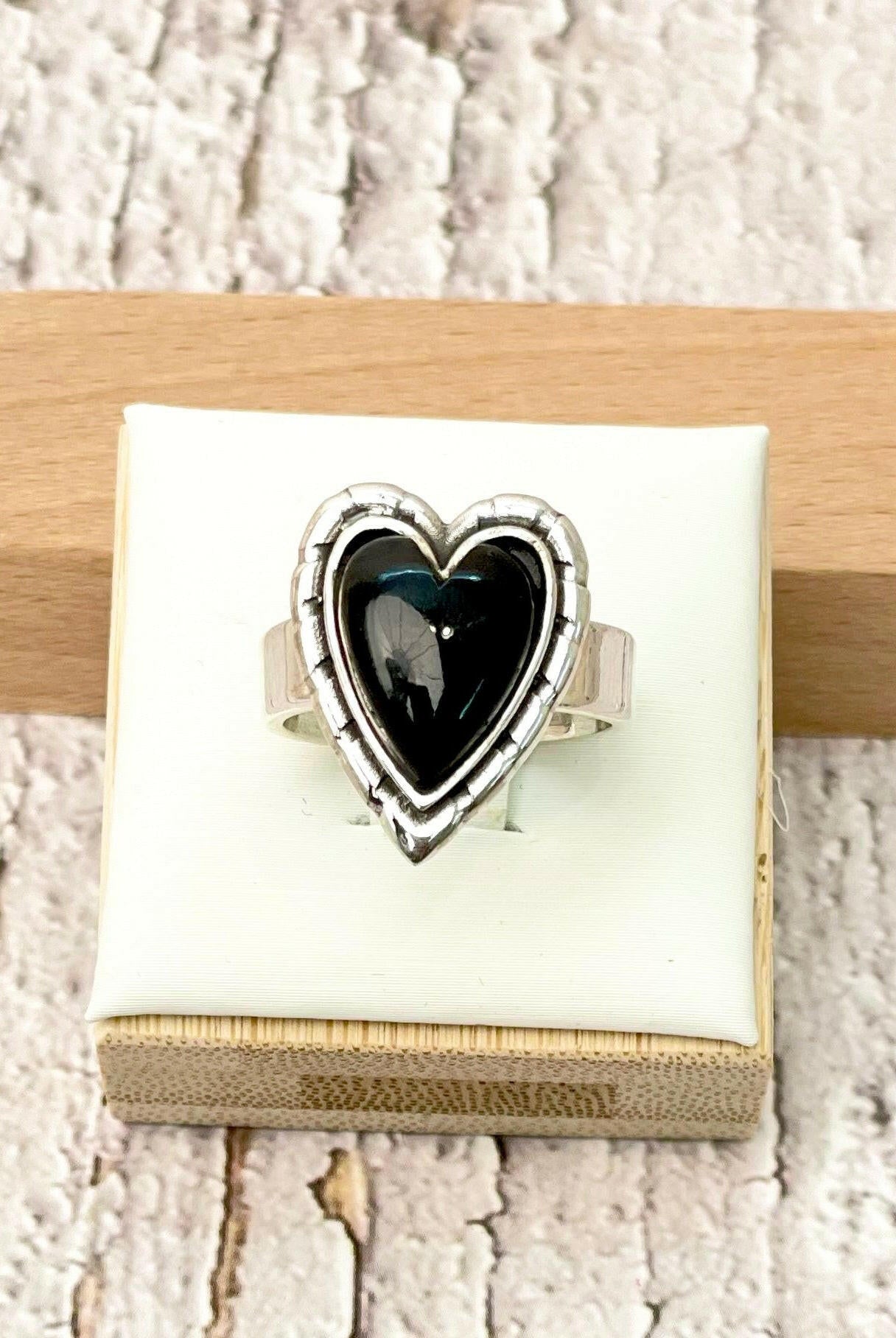 Love Is In The Air Heart Slab Ring | MADE TO ORDER-Rings-Krush Kandy, Women's Online Fashion Boutique Located in Phoenix, Arizona (Scottsdale Area)