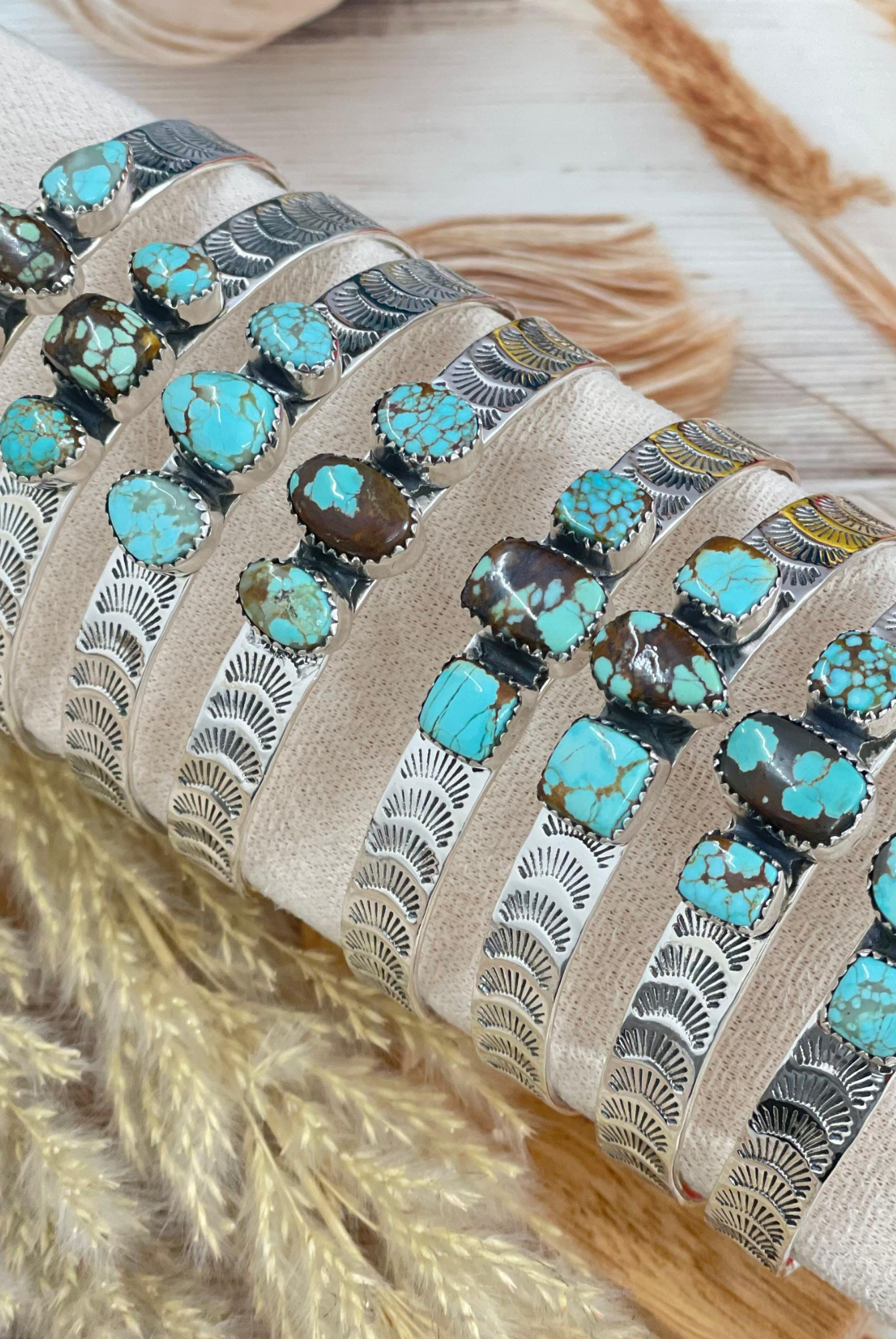 Mine 8 Stamped Cuff-Bracelets-Krush Kandy, Women's Online Fashion Boutique Located in Phoenix, Arizona (Scottsdale Area)