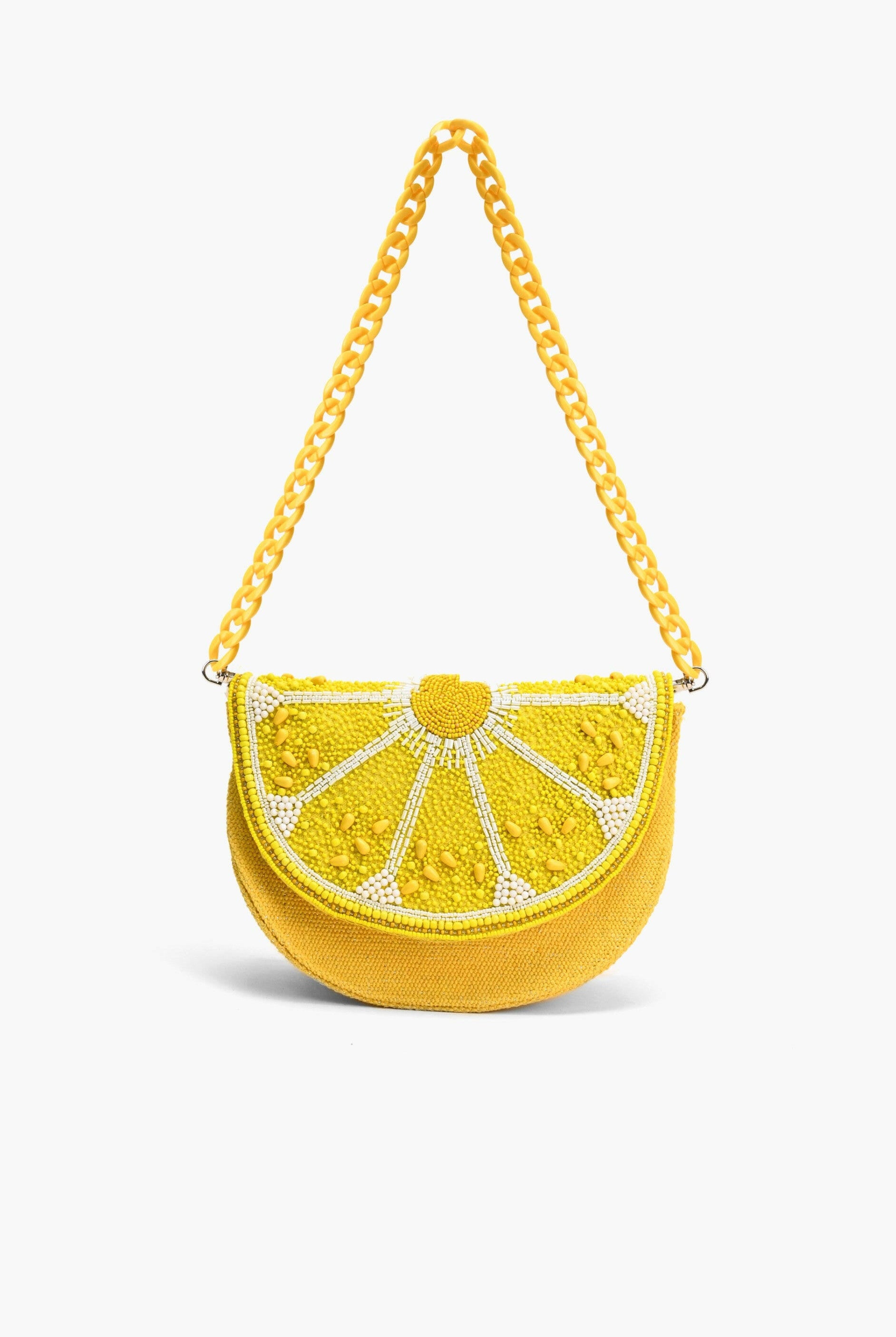 Zesty Lemon Beaded Crossbody-Purses & Bags-Krush Kandy, Women's Online Fashion Boutique Located in Phoenix, Arizona (Scottsdale Area)