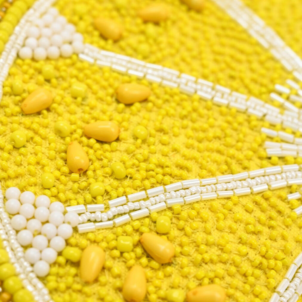 Zesty Lemon Beaded Crossbody-Purses & Bags-Krush Kandy, Women's Online Fashion Boutique Located in Phoenix, Arizona (Scottsdale Area)
