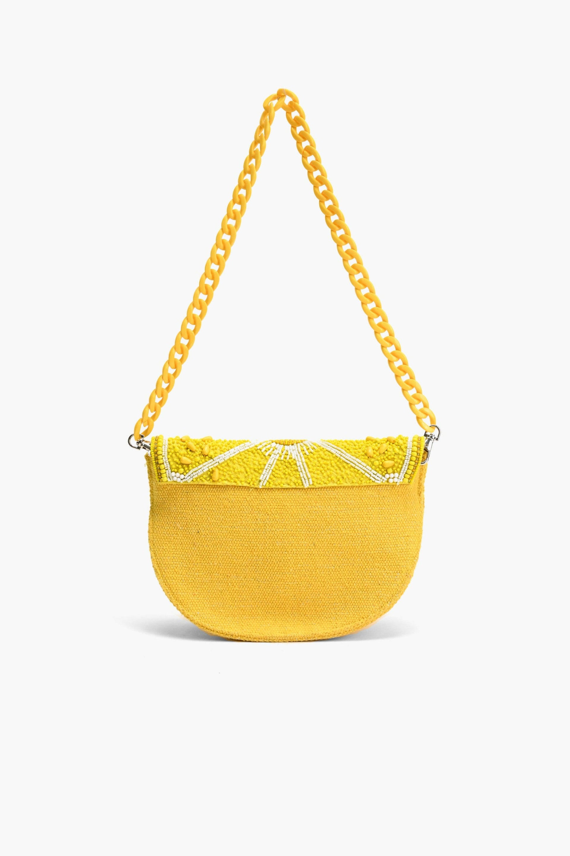Zesty Lemon Beaded Crossbody-Purses & Bags-Krush Kandy, Women's Online Fashion Boutique Located in Phoenix, Arizona (Scottsdale Area)