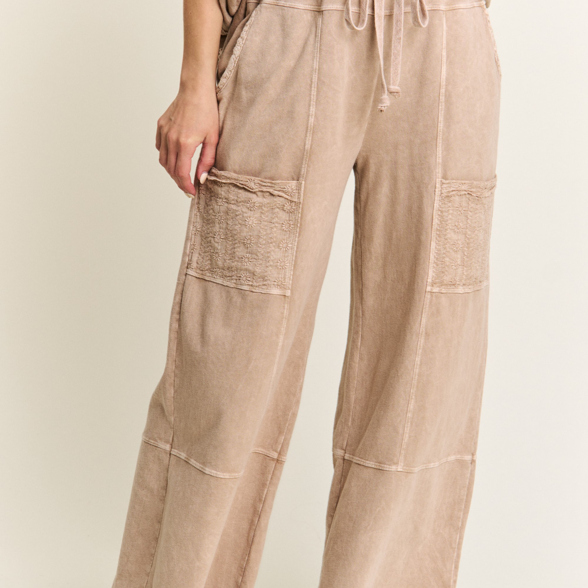 Coastal Breeze Mineral Wash Pants-Pants-Krush Kandy, Women's Online Fashion Boutique Located in Phoenix, Arizona (Scottsdale Area)