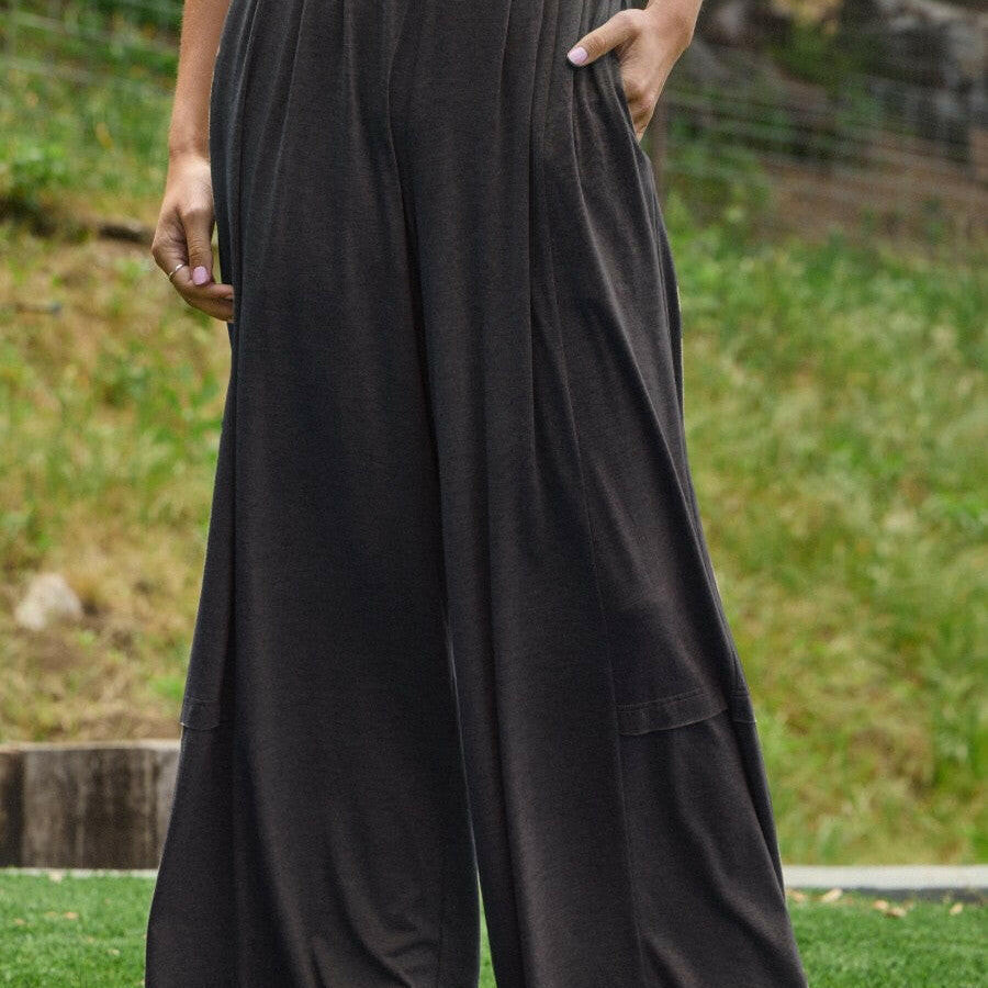 ODDI Soft Jersey Fabric Pleated Pants-Pants-Krush Kandy, Women's Online Fashion Boutique Located in Phoenix, Arizona (Scottsdale Area)