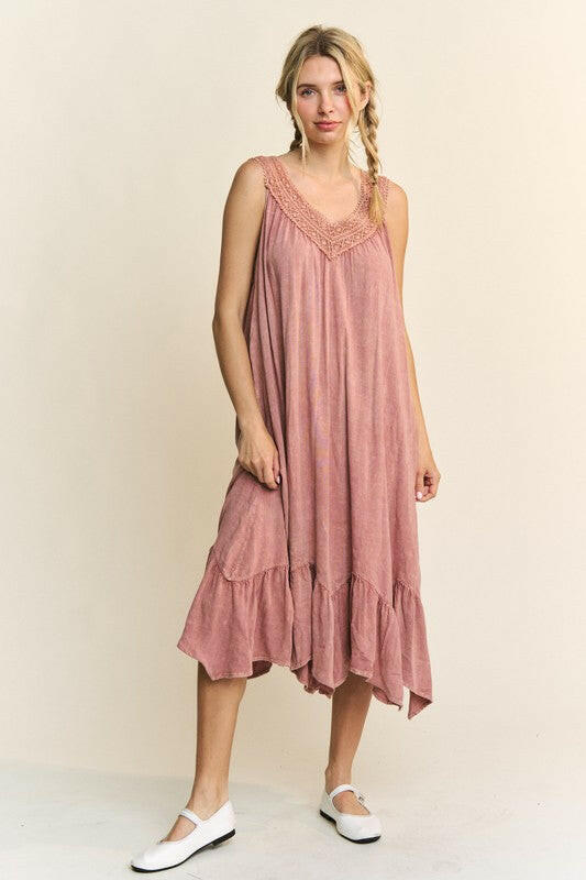 Sweet Days Sleeveless Ruffle Dress-Dresses-Krush Kandy, Women's Online Fashion Boutique Located in Phoenix, Arizona (Scottsdale Area)