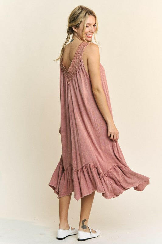 Sweet Days Sleeveless Ruffle Dress-Dresses-Krush Kandy, Women's Online Fashion Boutique Located in Phoenix, Arizona (Scottsdale Area)
