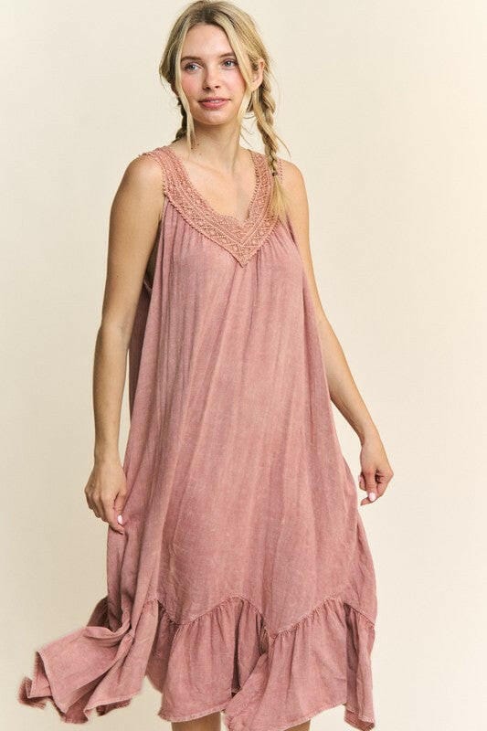 Sweet Days Sleeveless Ruffle Dress-Dresses-Krush Kandy, Women's Online Fashion Boutique Located in Phoenix, Arizona (Scottsdale Area)
