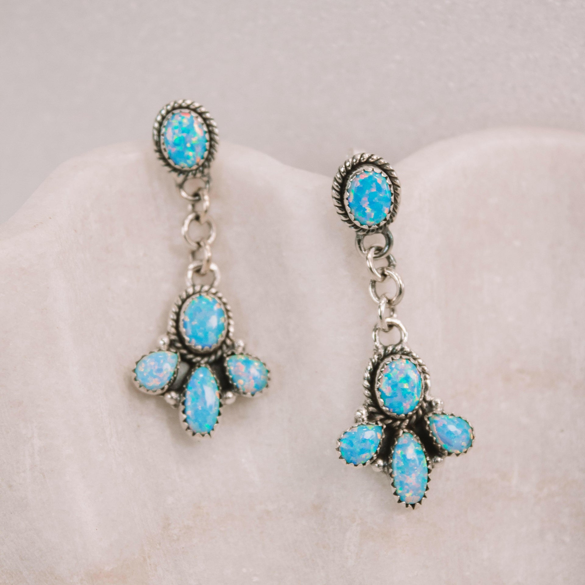 Dangle Cloved Chain Earrings-Drop Earrings-Krush Kandy, Women's Online Fashion Boutique Located in Phoenix, Arizona (Scottsdale Area)