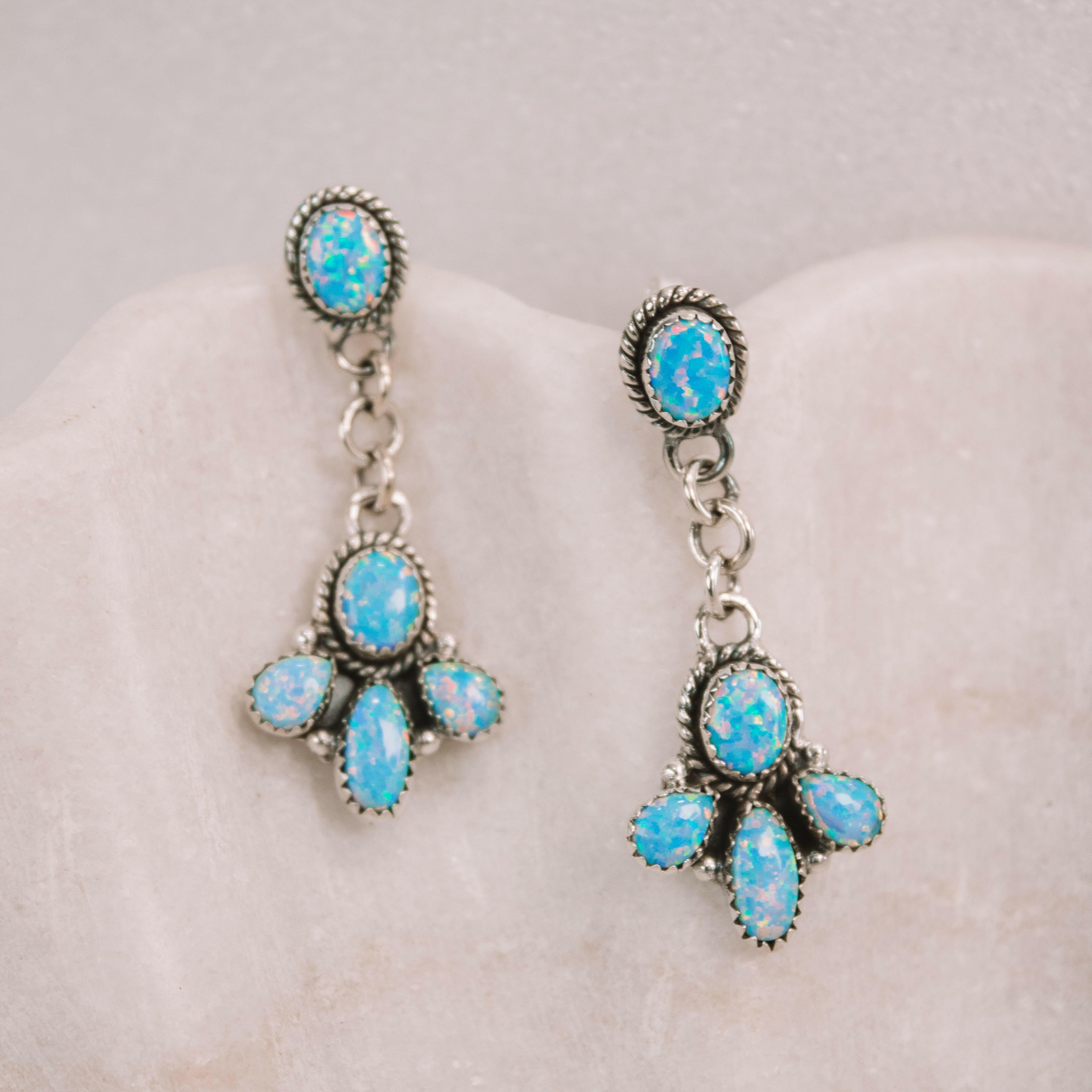 Dangle Cloved Chain Earrings-Drop Earrings-Krush Kandy, Women's Online Fashion Boutique Located in Phoenix, Arizona (Scottsdale Area)