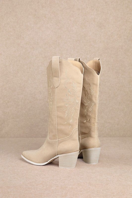 Flora - Floral Embroidered Western Boots-Boots-Krush Kandy, Women's Online Fashion Boutique Located in Phoenix, Arizona (Scottsdale Area)