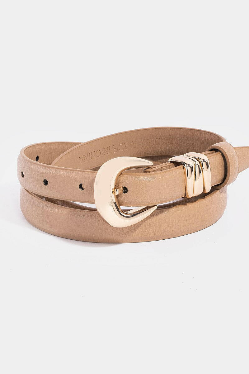 Thin Genuine Leather Belt-Belts-Krush Kandy, Women's Online Fashion Boutique Located in Phoenix, Arizona (Scottsdale Area)