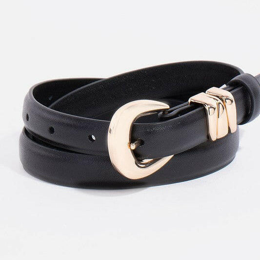 Thin Genuine Leather Belt-Belts-Krush Kandy, Women's Online Fashion Boutique Located in Phoenix, Arizona (Scottsdale Area)