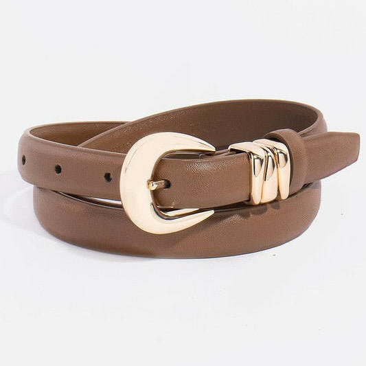 Thin Genuine Leather Belt-Belts-Krush Kandy, Women's Online Fashion Boutique Located in Phoenix, Arizona (Scottsdale Area)
