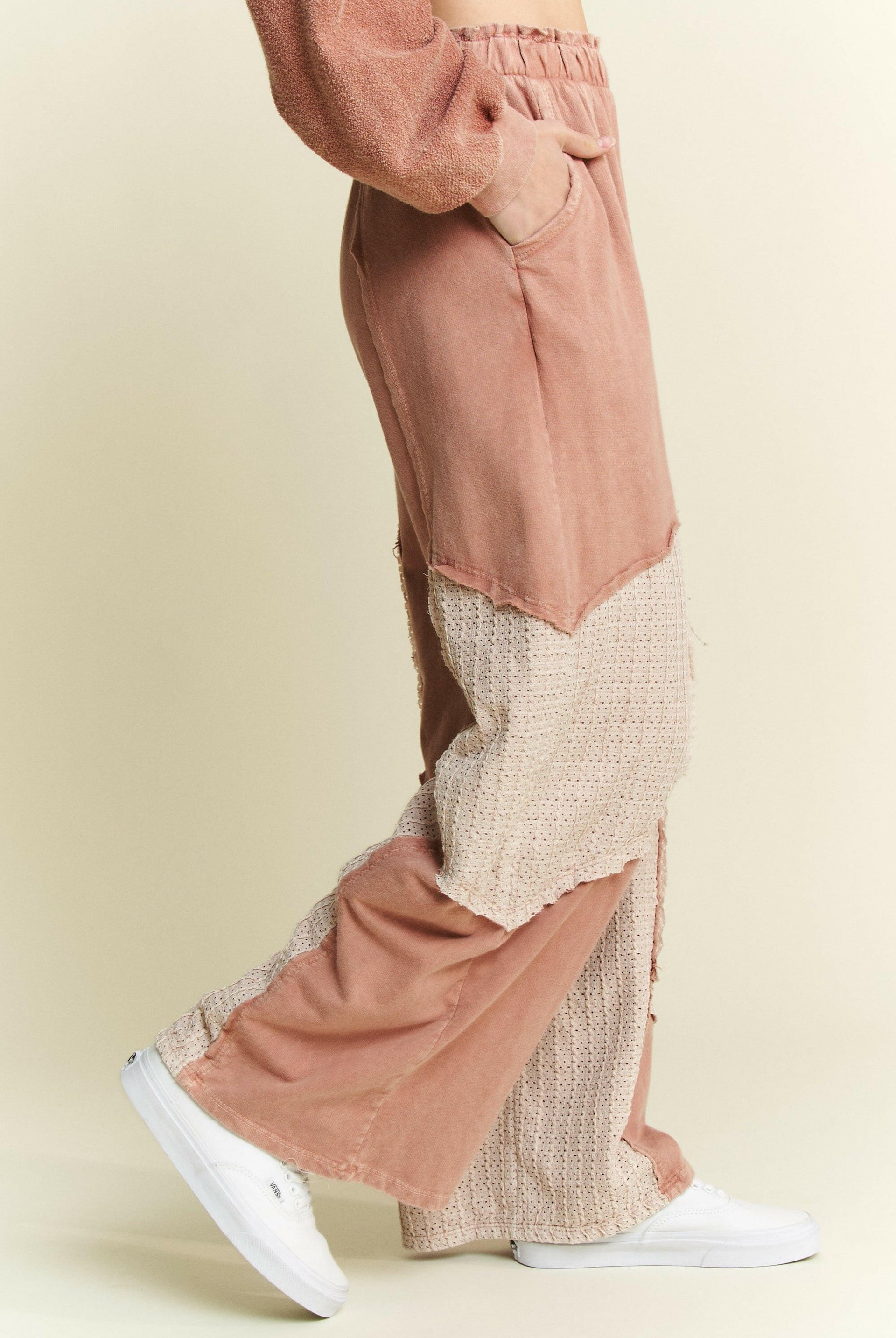 Boho Breeze Patchwork Pants-Pants-Krush Kandy, Women's Online Fashion Boutique Located in Phoenix, Arizona (Scottsdale Area)