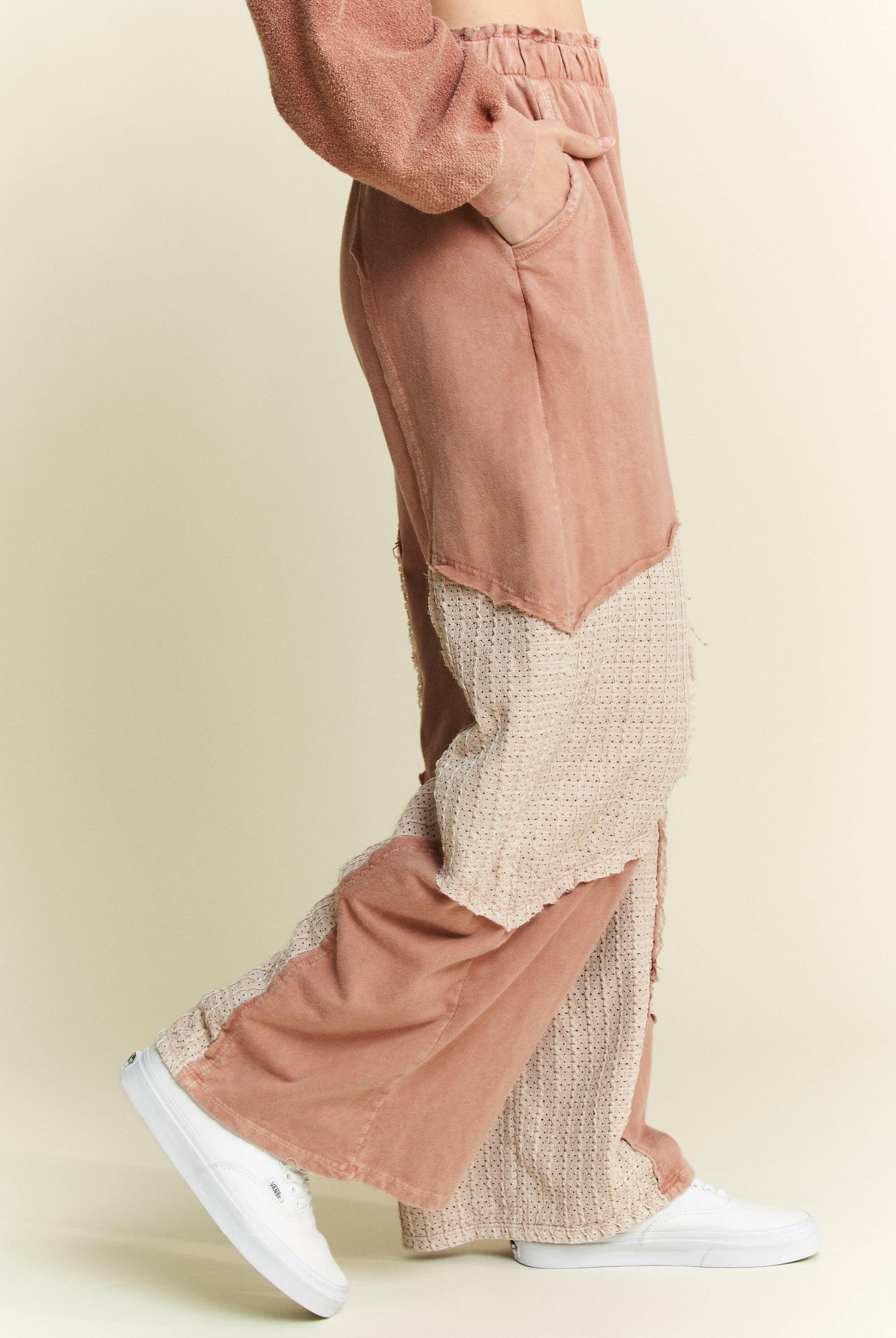 Boho Breeze Patchwork Pants-Pants-Krush Kandy, Women's Online Fashion Boutique Located in Phoenix, Arizona (Scottsdale Area)