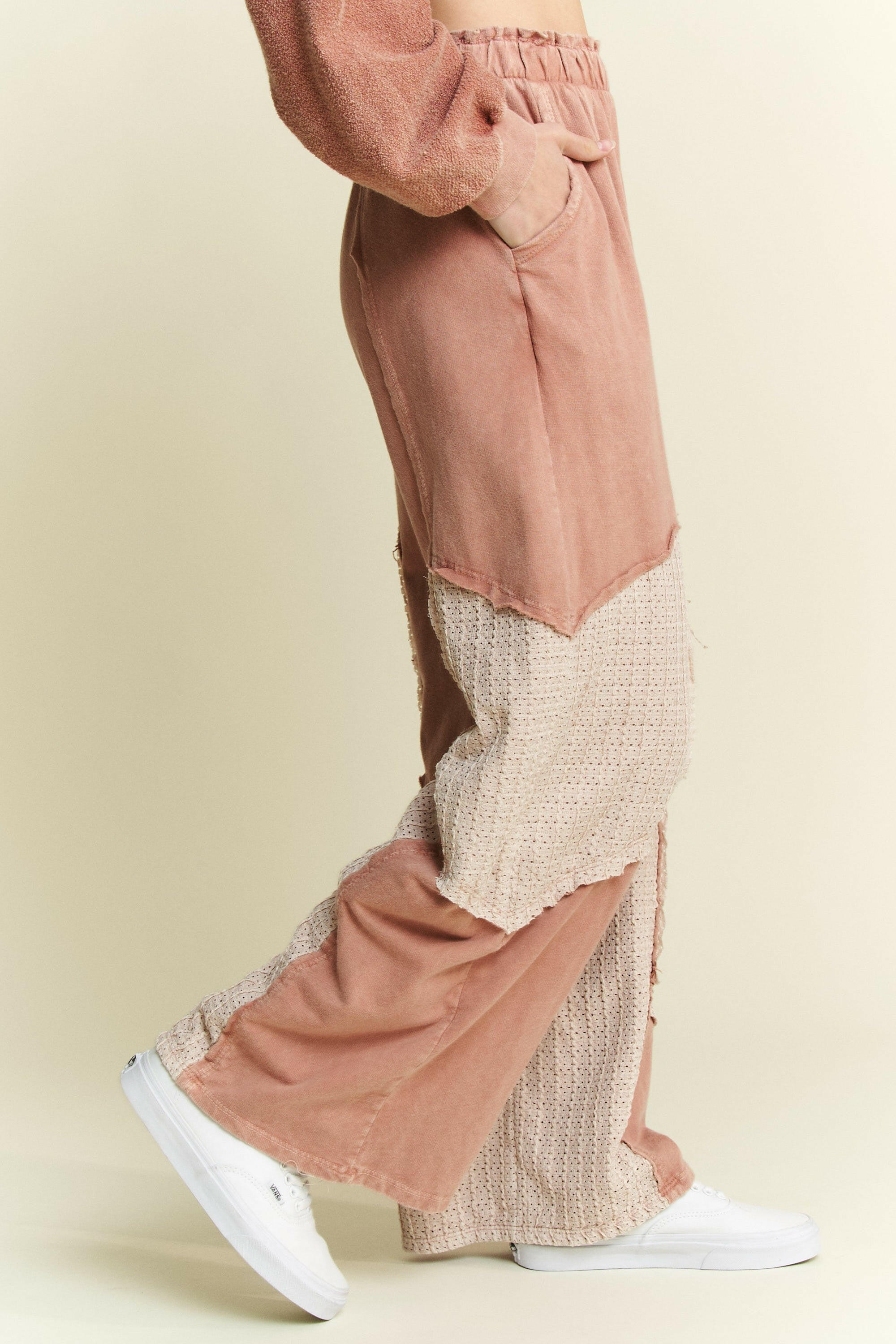 Boho Breeze Patchwork Pants-Pants-Krush Kandy, Women's Online Fashion Boutique Located in Phoenix, Arizona (Scottsdale Area)