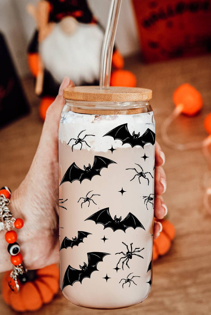 Cutest Halloween Fall Glass Cup | 20oz-Accessories-Krush Kandy, Women's Online Fashion Boutique Located in Phoenix, Arizona (Scottsdale Area)