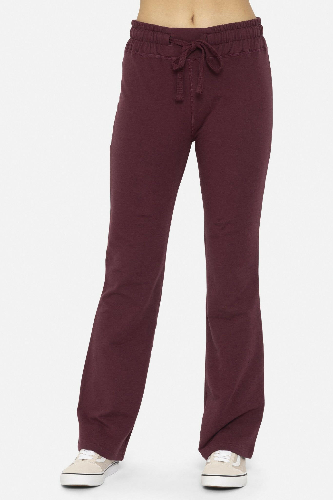 Cotton Blend Foldover Flared Leggings-Leggings-Krush Kandy, Women's Online Fashion Boutique Located in Phoenix, Arizona (Scottsdale Area)
