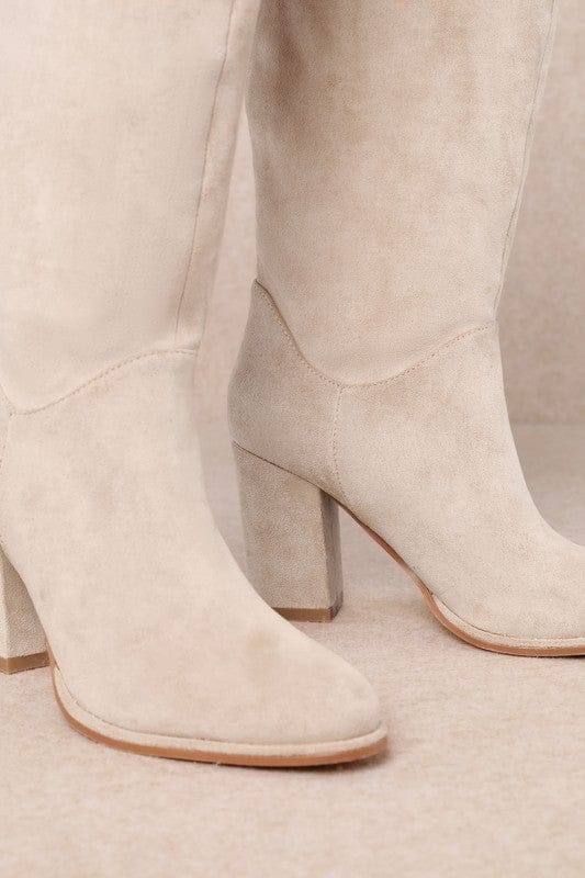 Fynn - Classic Stacked Heel Knee-high Boots-Boots-Krush Kandy, Women's Online Fashion Boutique Located in Phoenix, Arizona (Scottsdale Area)