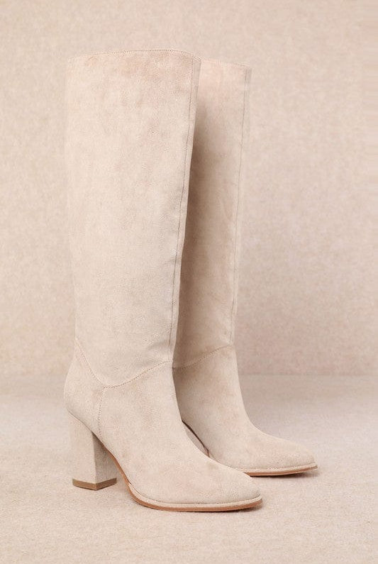 Fynn - Classic Stacked Heel Knee-high Boots-Boots-Krush Kandy, Women's Online Fashion Boutique Located in Phoenix, Arizona (Scottsdale Area)