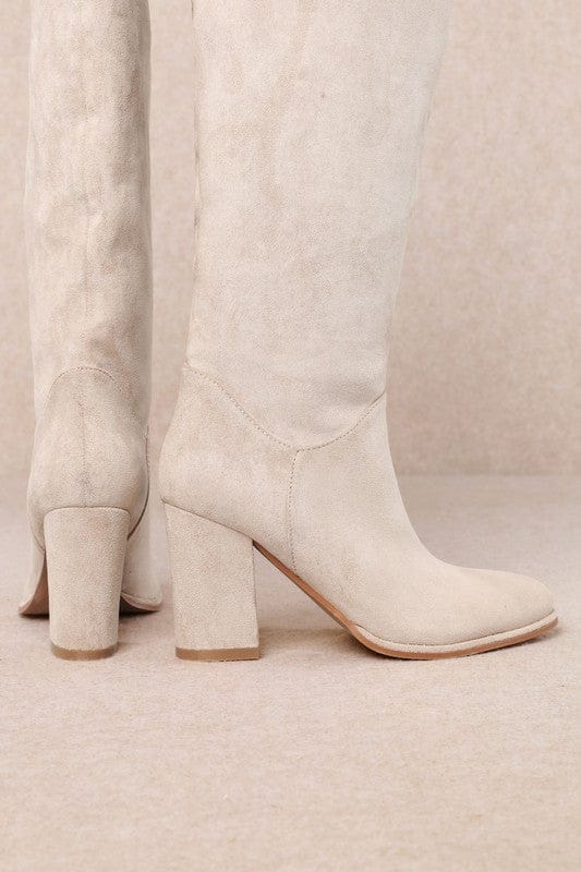 Fynn - Classic Stacked Heel Knee-high Boots-Boots-Krush Kandy, Women's Online Fashion Boutique Located in Phoenix, Arizona (Scottsdale Area)