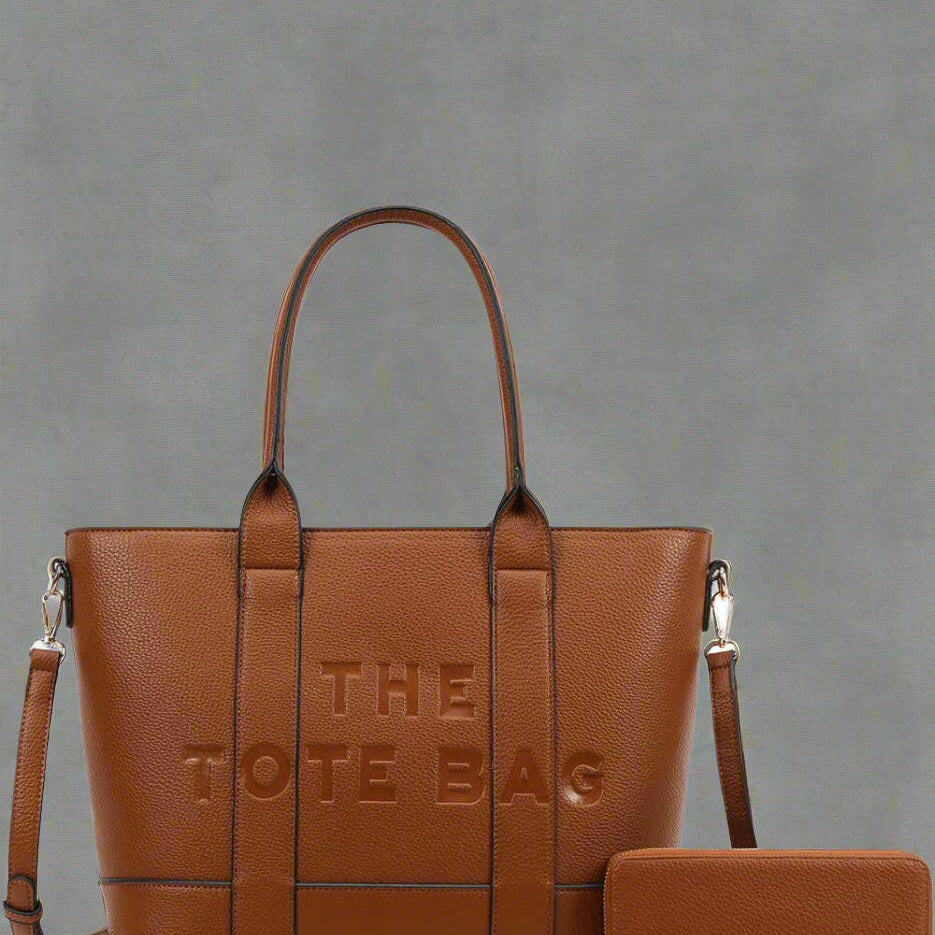 Large The Tote Bag Handbag + Wallet Set-Purses & Bags-Krush Kandy, Women's Online Fashion Boutique Located in Phoenix, Arizona (Scottsdale Area)