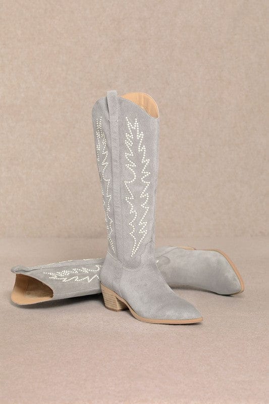 Taysha - Pearl Western Boot-Boots-Krush Kandy, Women's Online Fashion Boutique Located in Phoenix, Arizona (Scottsdale Area)