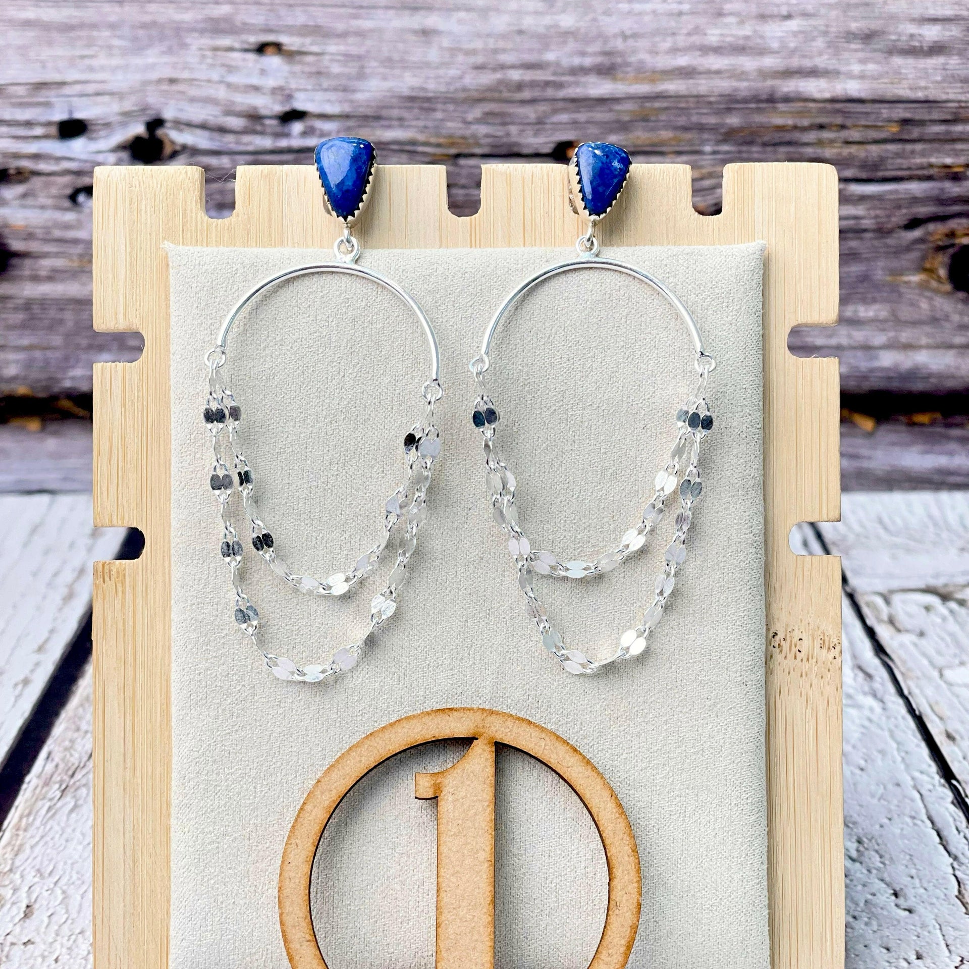 Put On A Show Slab Sterling Chain Earrings-Earrings-Krush Kandy, Women's Online Fashion Boutique Located in Phoenix, Arizona (Scottsdale Area)