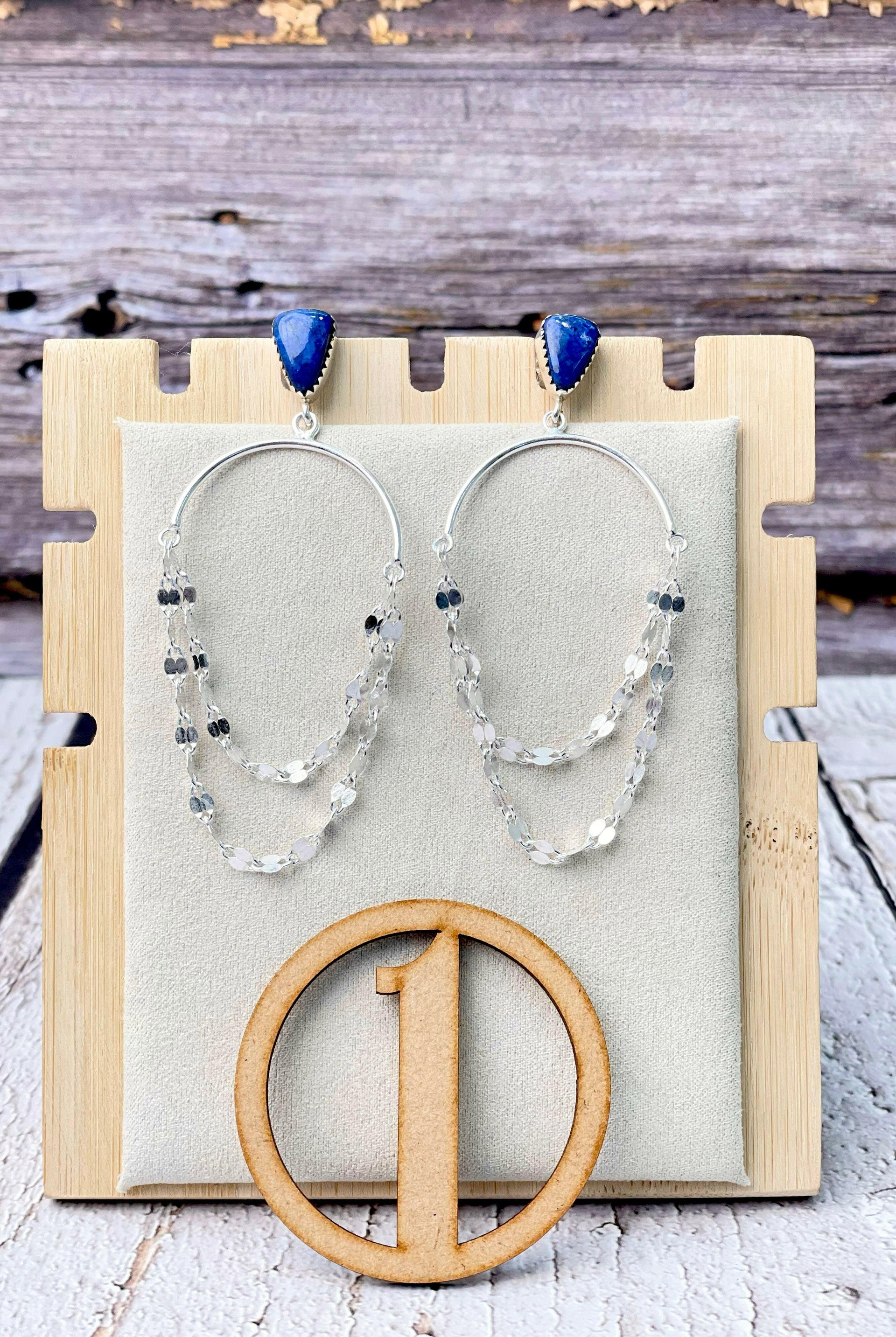 Put On A Show Slab Sterling Chain Earrings-Earrings-Krush Kandy, Women's Online Fashion Boutique Located in Phoenix, Arizona (Scottsdale Area)