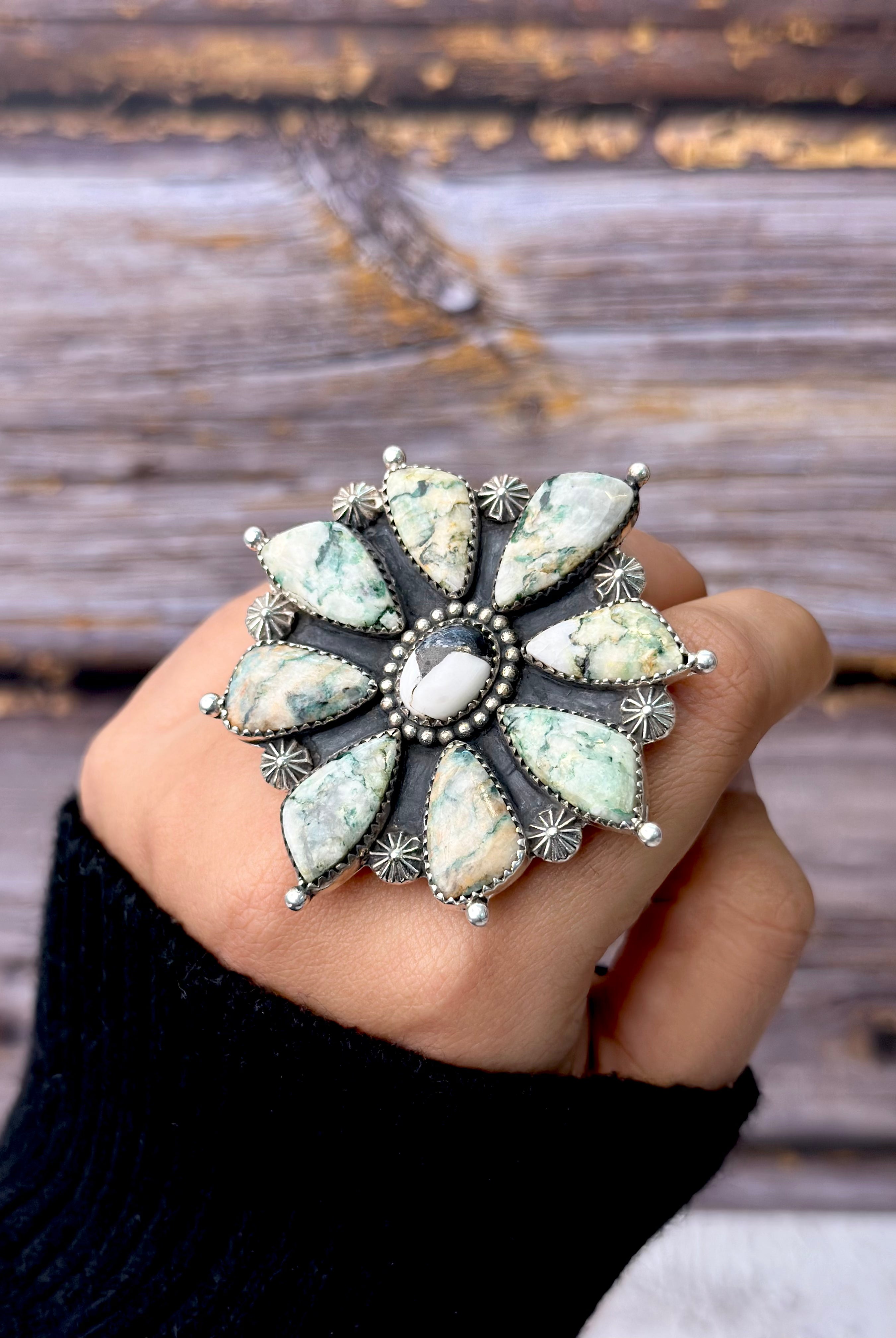 Stone In Bloom Ring-Ring Sizers-Krush Kandy, Women's Online Fashion Boutique Located in Phoenix, Arizona (Scottsdale Area)