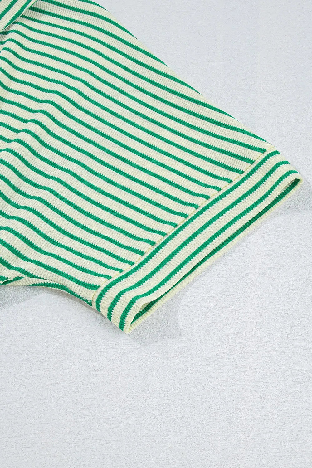 Striped Half Sleeve Tie Waist Romper-Jumpsuits & Rompers-Krush Kandy, Women's Online Fashion Boutique Located in Phoenix, Arizona (Scottsdale Area)