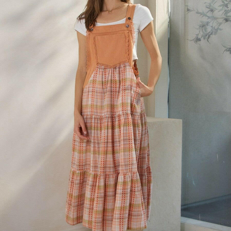 Denim Overall Dress-Dresses-Krush Kandy, Women's Online Fashion Boutique Located in Phoenix, Arizona (Scottsdale Area)