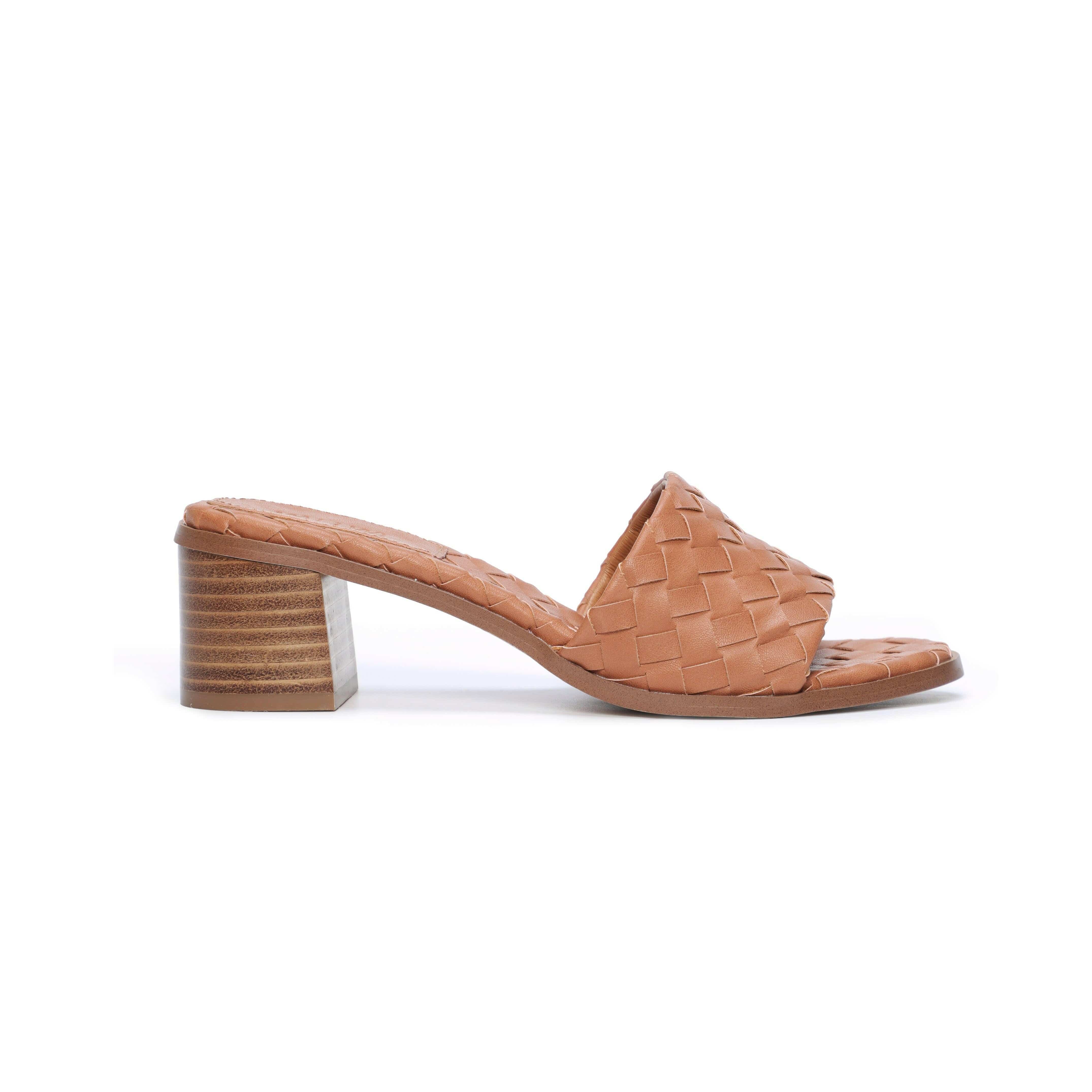 Riley Woven Basket Weave Sandal Heel-Shoes-Krush Kandy, Women's Online Fashion Boutique Located in Phoenix, Arizona (Scottsdale Area)