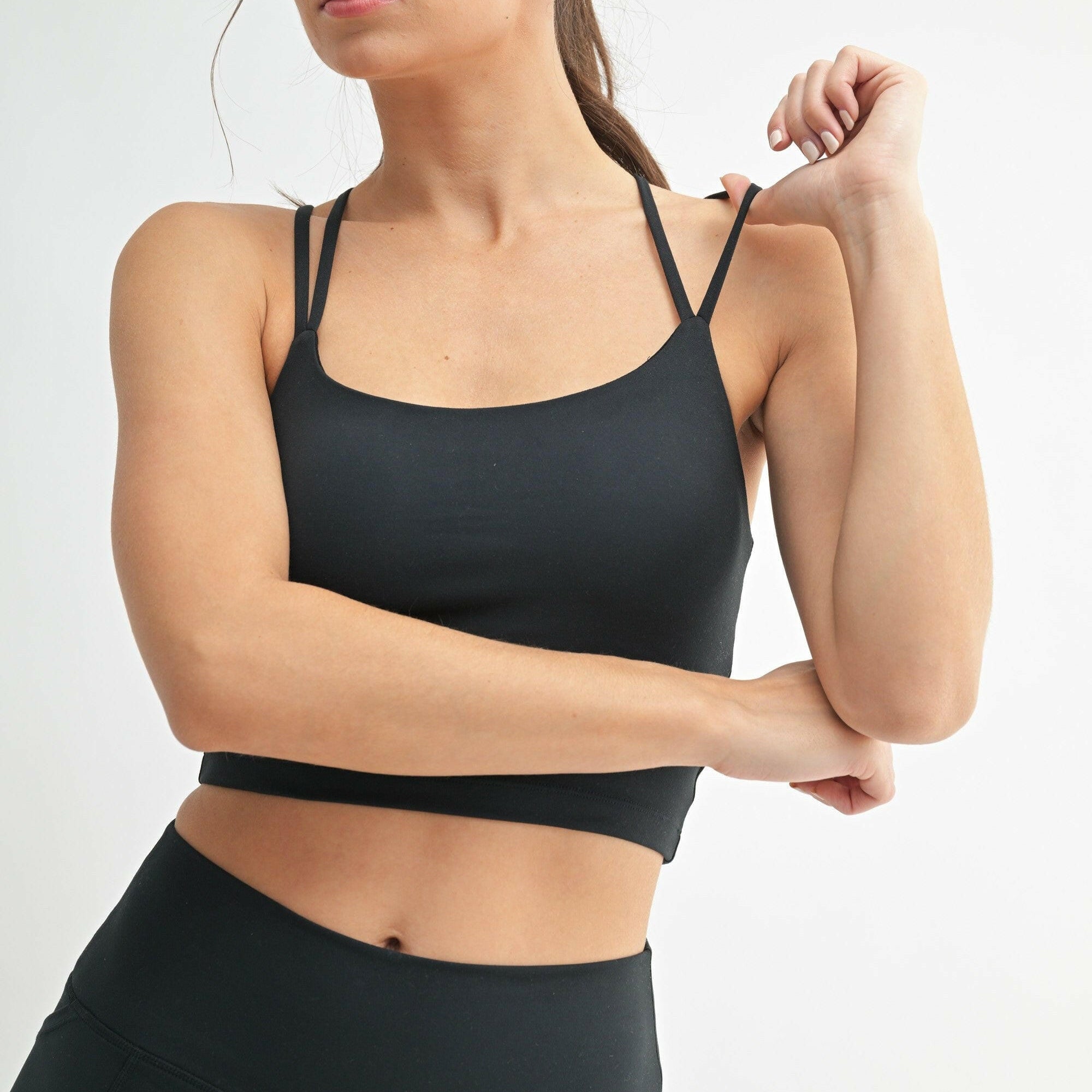 Venice Cloud Light Criss-Cross Sports Bra-Bralettes-Krush Kandy, Women's Online Fashion Boutique Located in Phoenix, Arizona (Scottsdale Area)