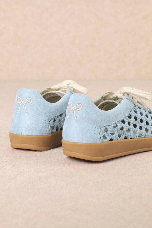 Giselle Suede And Woven Panels Sneakers-Shoes-Krush Kandy, Women's Online Fashion Boutique Located in Phoenix, Arizona (Scottsdale Area)