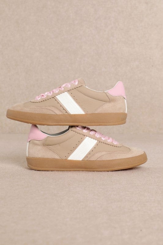 Dixie - Textured Platform Lace-up Trainers-Shoes-Krush Kandy, Women's Online Fashion Boutique Located in Phoenix, Arizona (Scottsdale Area)