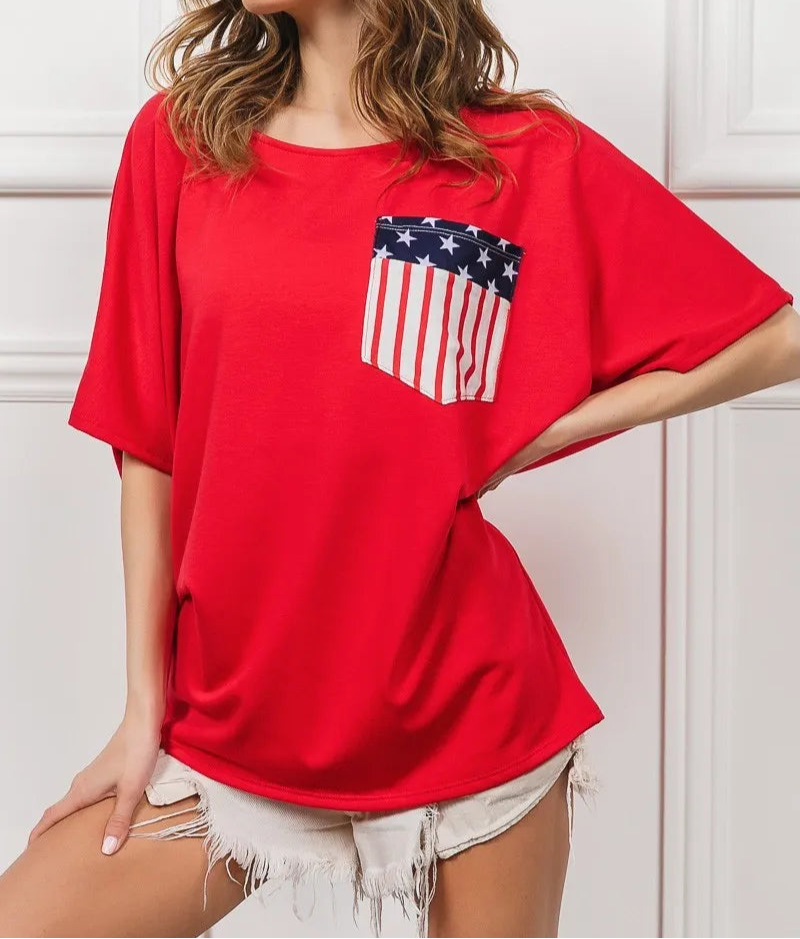BiBi French Terry With Front Pocket Dolman Sleeves Top-Tops-Krush Kandy, Women's Online Fashion Boutique Located in Phoenix, Arizona (Scottsdale Area)