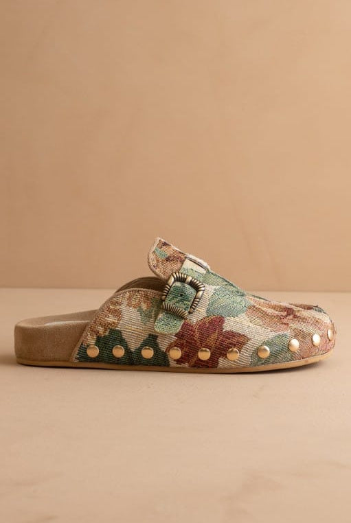 The Toni - Studded Buckle Clogs-Shoes-Krush Kandy, Women's Online Fashion Boutique Located in Phoenix, Arizona (Scottsdale Area)