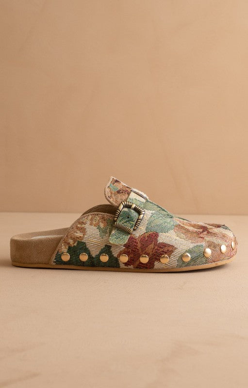 The Toni - Studded Buckle Clogs-Shoes-Krush Kandy, Women's Online Fashion Boutique Located in Phoenix, Arizona (Scottsdale Area)